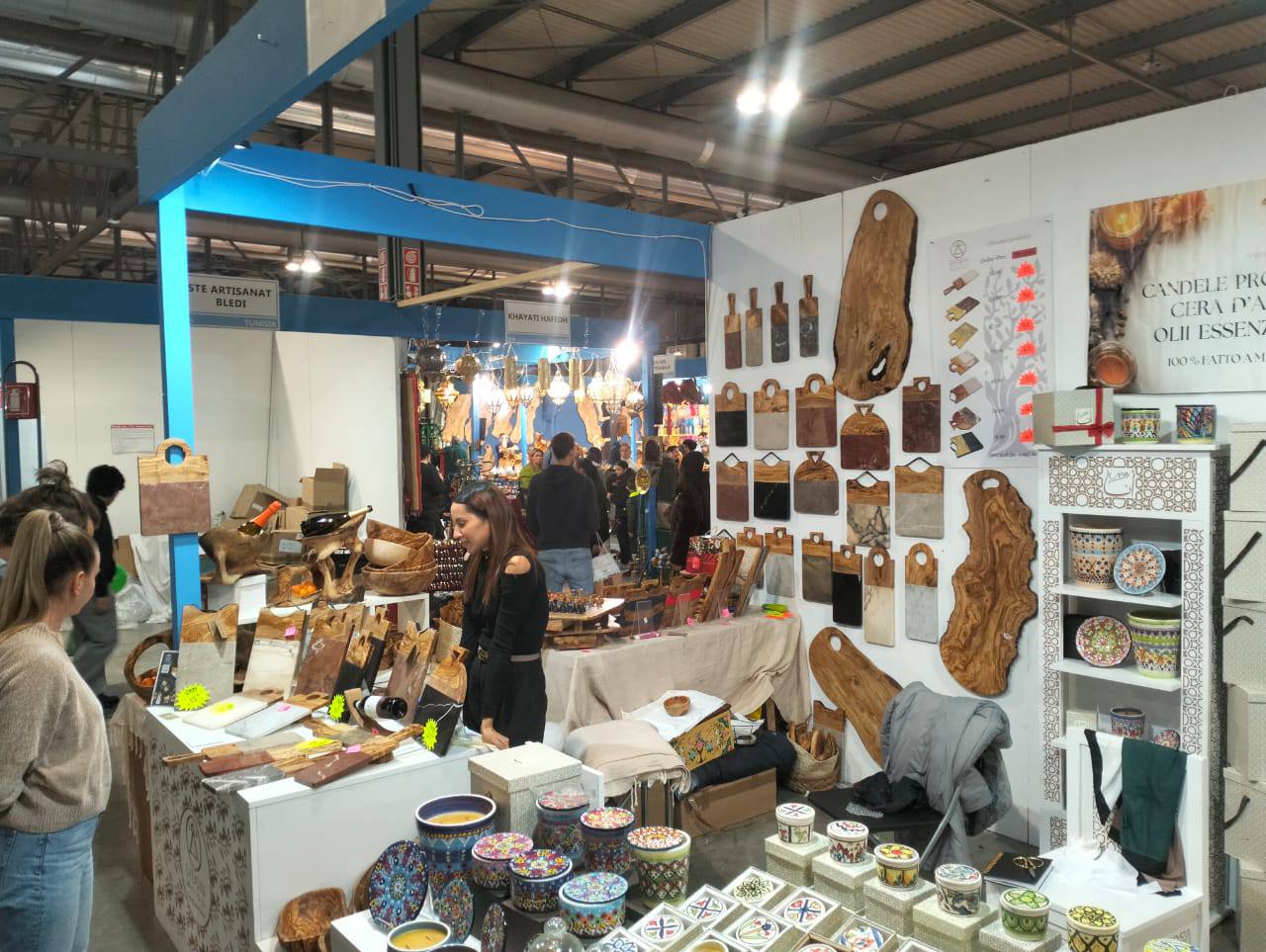 مشاركة الديوان الوطني للصناعات التقليدية في صالون Artigiano in Fiera بميلانو